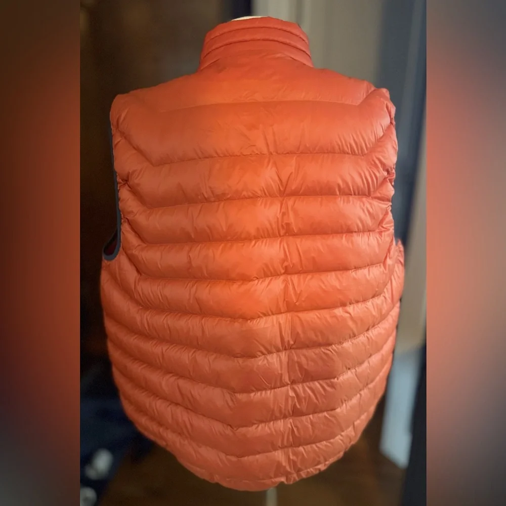 Orange Puffer Vest - Picture 2 of 4